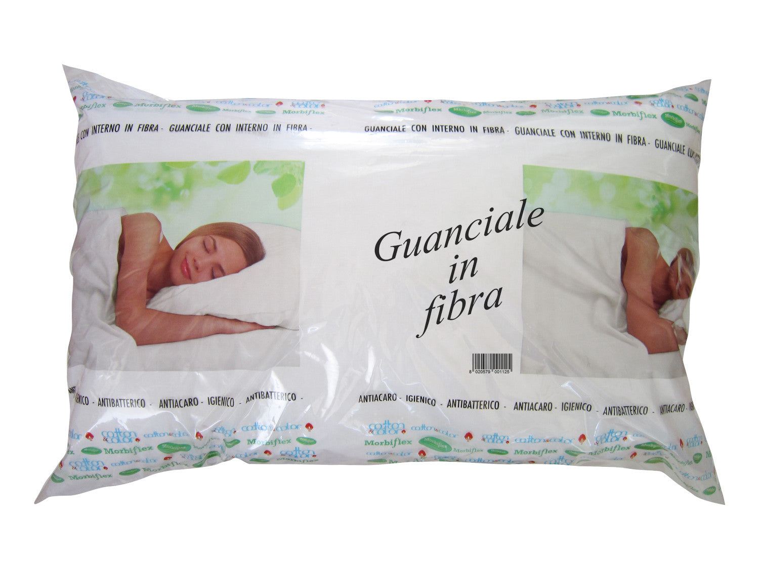 Guanciale in fibra, Disponibile in misure e peso diverse.