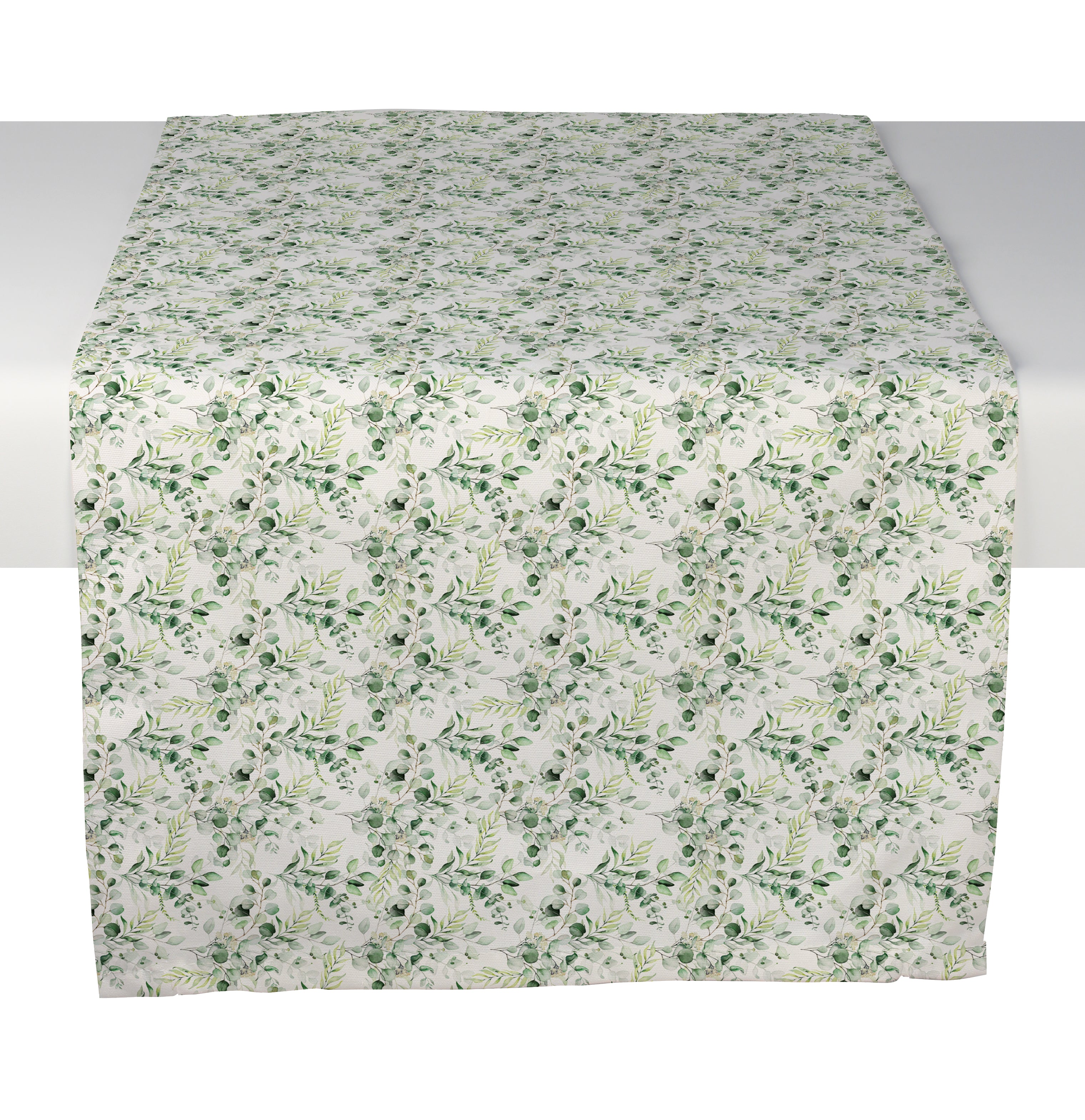 Corsia per tavolo in cotone IDROREPELLENTE collezione foglie piccole