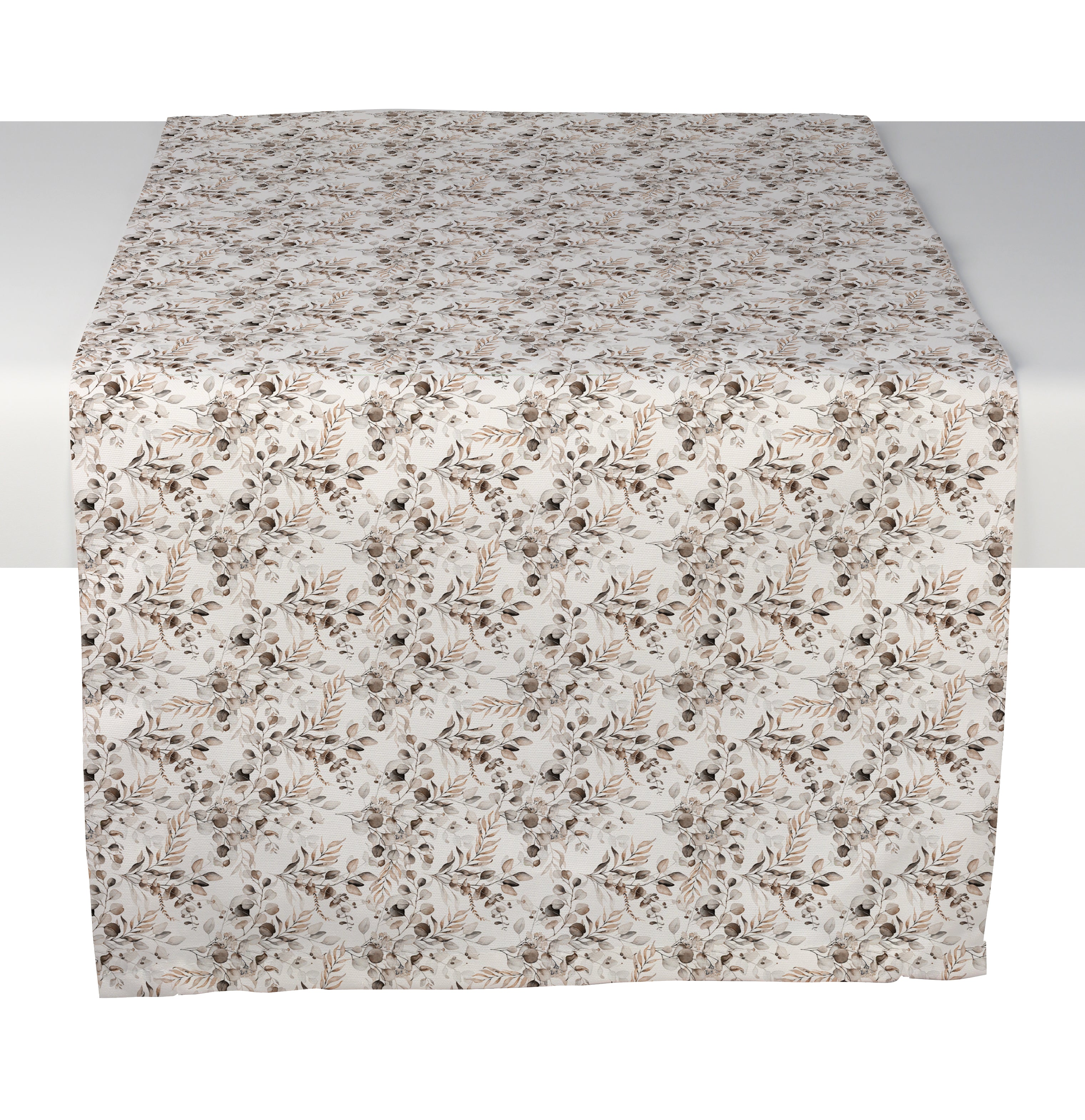 Corsia per tavolo in cotone IDROREPELLENTE collezione foglie piccole